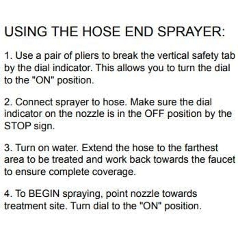 Refillable Multipurpose Hose-End Sprayer