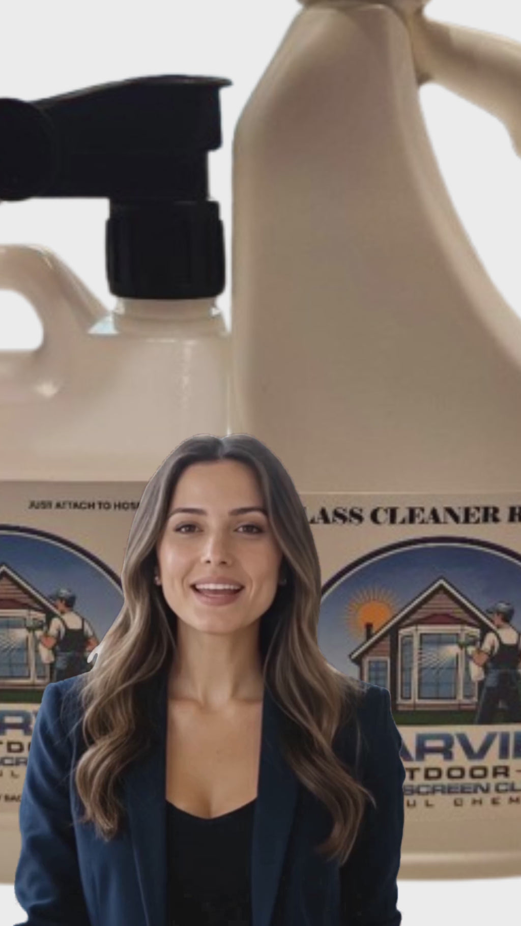 Glass and Windows Cleaner - Professional Hose Attachment