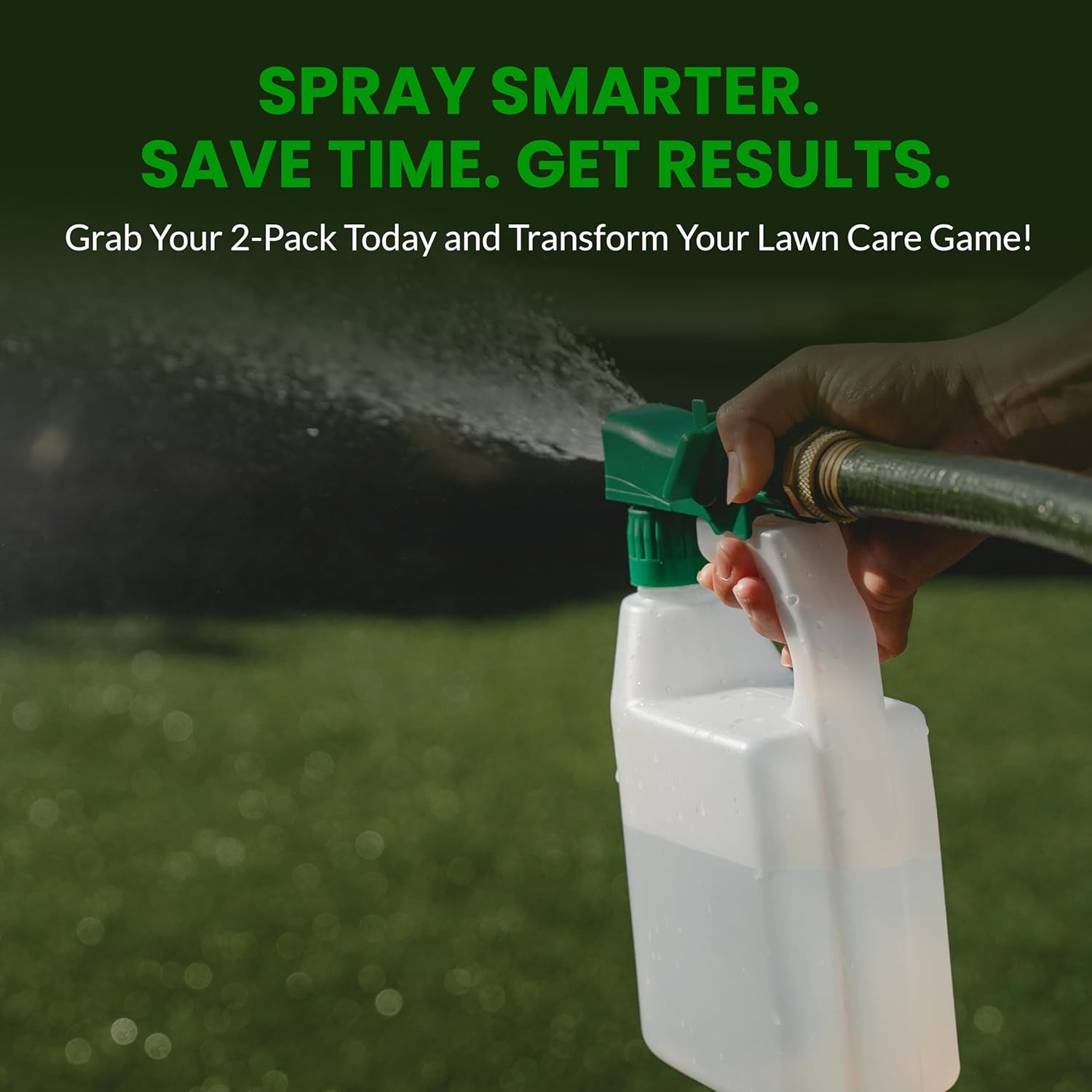 Refillable Multipurpose Hose-End Sprayer 32oz (Pack of 2) (60:1 Spray Ratio)